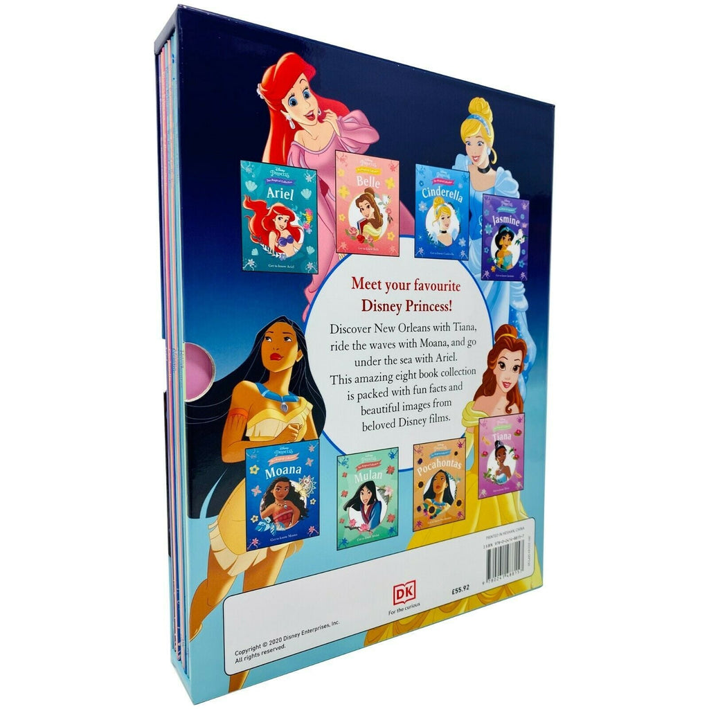 Disney Princess The Magical Collection 8 Books Box Set (Moana, Mulan,  Pocahontas, Tiana, Ariel, Belle, Cinderella & Jasmine)