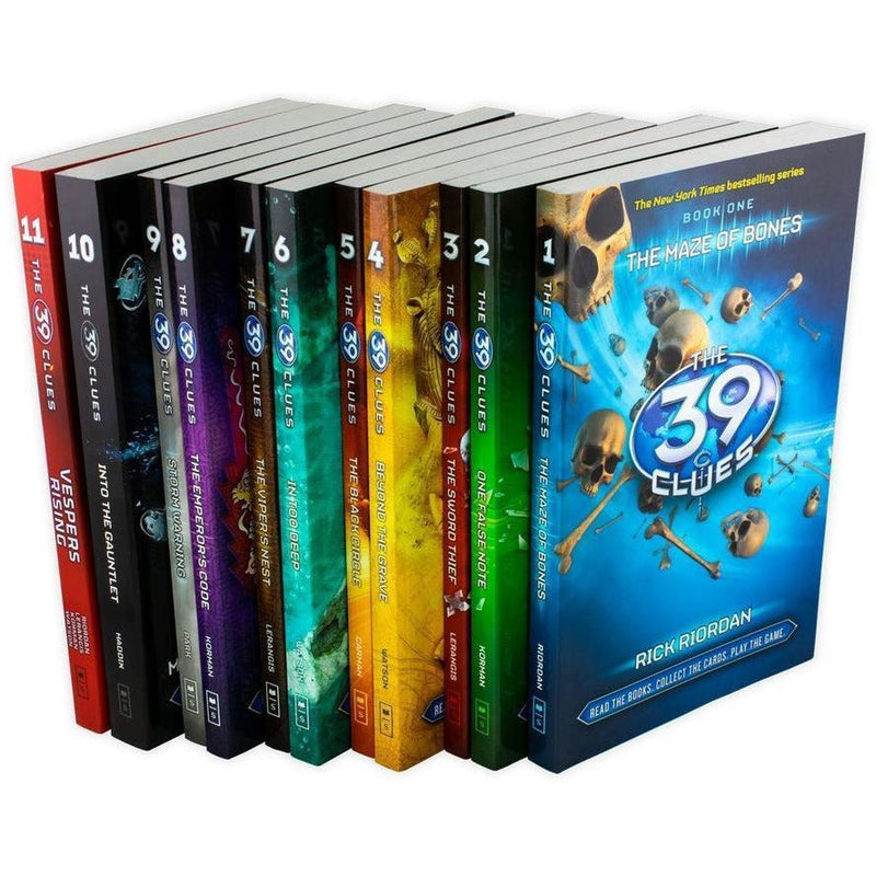 The 39 Clues Series 11 Books Collection Box Set by Rick Riordan