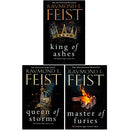 Raymond E Feist The Firemane Saga 3 Books Collection Set (King of Ashes, Queen of Storms, Master of Furies)