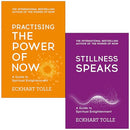 Eckhart Tolle 2 Books Collection Set (Practising The Power Of Now and Stillness Speaks)