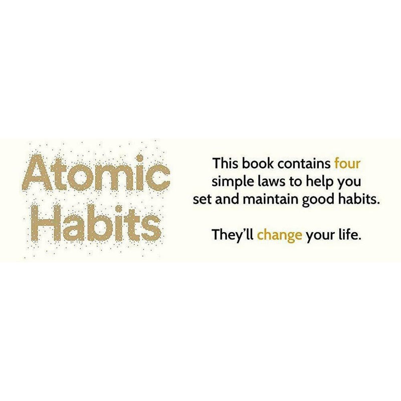 Atomic Habits: The life-changing by James Clear million copy bestseller