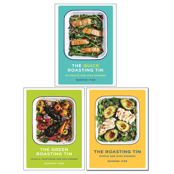 Rukmini Iyer 3 Books Collection Set (Quick Roasting Tin, Green Roasting Tin, The Roasting Tin)