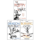 Poppy War Series 3 Books Collection Set By R.F. Kuang (The Poppy War, The Dragon Republic, The Burning God)