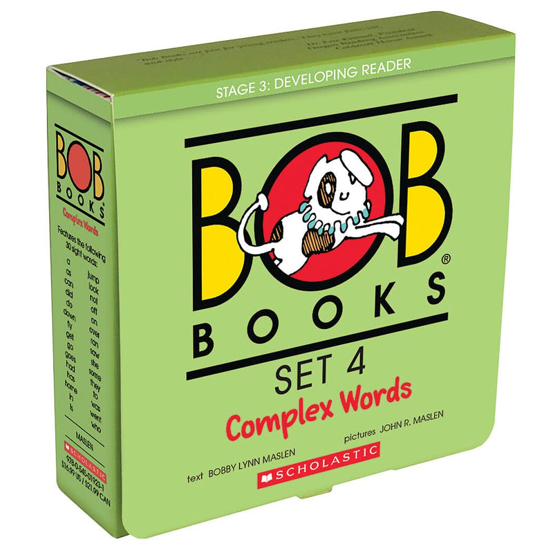 Bob Books - Complex Words Box Set Phonics, Ages 4 and Up, Kindergarten