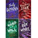 Truly Devious Series 4 Books Collection Set By Maureen Johnson (Truly Devious, The Vanishing Stair, The Hand on the Wall, The Box in the Woods)