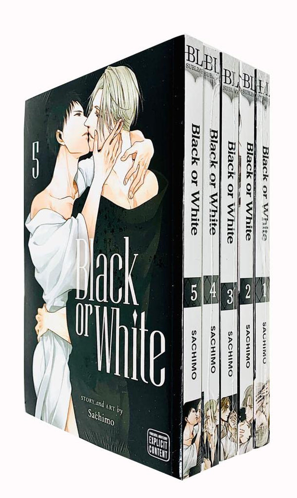 Black or White Volume 1-5 Collection 5 Books Set By Sachimo
