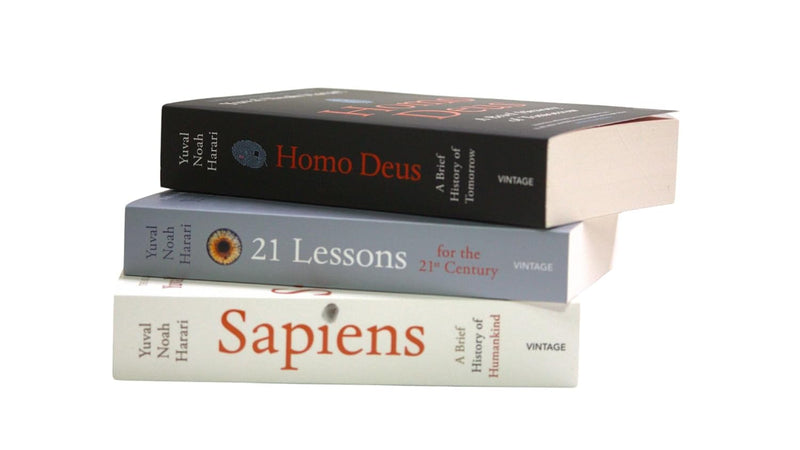 Yuval Noah Harari 3 Books Collection Set (Sapiens, Homo Deus, 21 Lessons for the 21st Century)