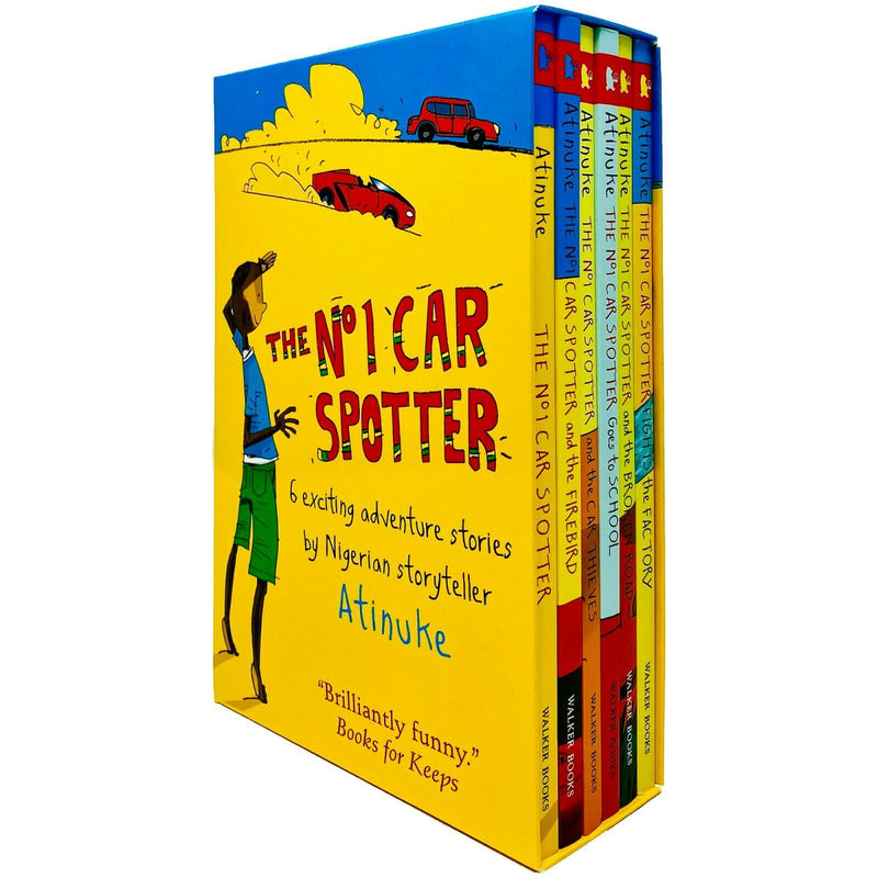 The No. 1 Car Spotter Series 6 Books Collection Box Set by Atinuke