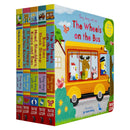 Sing Along With Me! Series 5 Books Collection Set By Yu-hsuan Huang (The Wheels on the Bus, Baa Baa Black Sheep, Head Shoulders Knees and Toes,If You're Happy and You Know It and Hickory Dickory Dock)