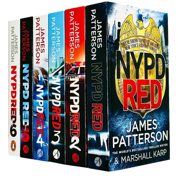 James Patterson NYPD Red Series Collection 1-6 Books Set