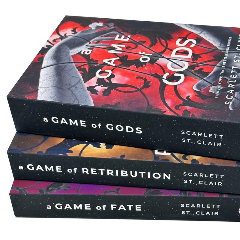 (NEW COVERS) Hades x Persephone Saga 3 Books Collection Set By Scarlett St. Clair (A Game of Gods, A Game of Retribution & A Game of Fate)