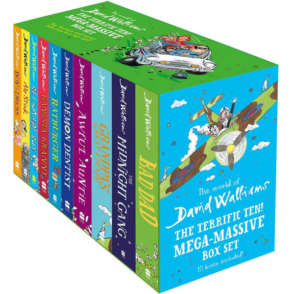 The World Of David Walliams Terrific Ten Mega Massive 10 Books Collection Box Set