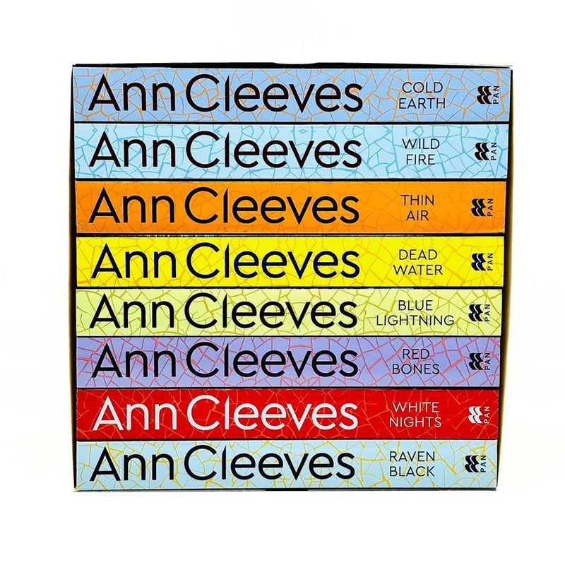 Ann Cleeves Shetland Series Collection 8 Books Set Book 1-8 Blue Lightning Raven Black White Night..