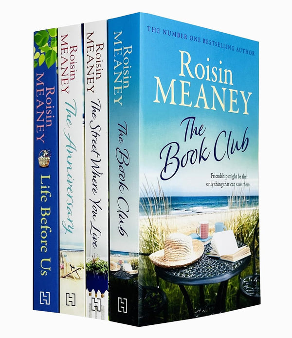 Roisin Meaney Collection 4 Books Set (The Book Club, The Street Where You Live, The Anniversary & Life Before Us)