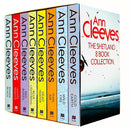 Ann Cleeves Shetland Series Collection 8 Books Set Book 1-8 Blue Lightning Raven Black White Night..