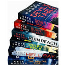 Kate Rhodes Ben Kitto Series Collection 6 Books Set (Devil's Table, Burnt Island, Ruin Beach, Pulpit Rock, Hell Bay & The Brutal Tide)