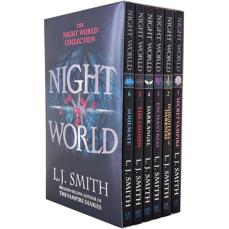 Night World Series 6 Books Collection Box Set (Secret Vampire, Daughters Of Darkness, Enchantress, Dark Angel, The Chosen & Soulmate) by L.J. Smith