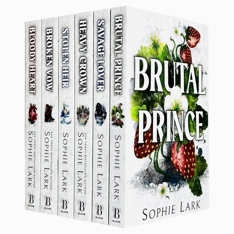 Brutal Birthright Series 6 Books Collection Set by Sophie Lark (Brutal Prince, Stolen Heir, Savage Lover, Bloody Heart, Broken Vow & Heavy Crown)