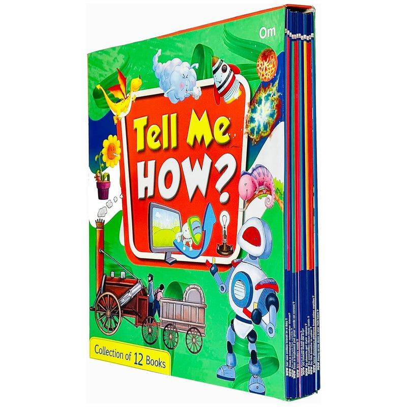 Tell Me How? Collection Of 12 Books (How Many arms does a starfish have?, How Far can pollen travel ?, How Do Fish Breathe In Water?, How Do Crocodiles Clean Their Teeth? & More)