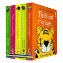 Usborne Touchy-feely books That's not My... Collection 6: 5 Books Set (Bee, Fairy, Hedgehog, Meerkat, Tiger)