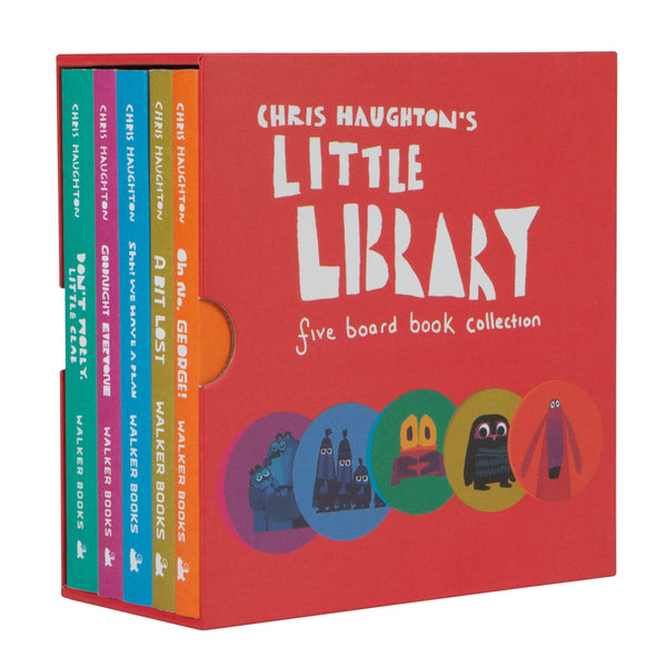 Chris Haughtons Little Library 5 Board Books Collection Set