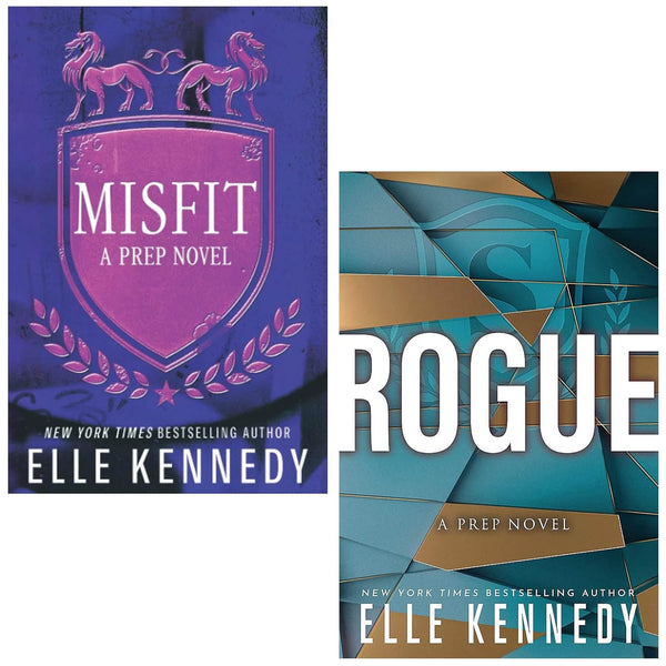 Prep Series 2 Books Collection Set by Elle Kennedy (Misfit, Rogue)