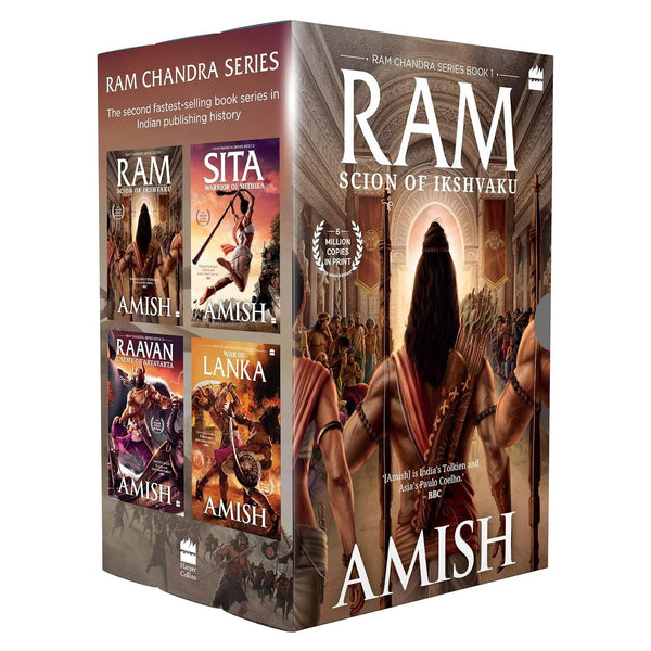 The Ram Chandra Series Boxset of 4 Books: Ram - Scion of Ikshvaku, Sita - Warrior of Mithila, Raavan : Enemy of Aryavarta, War of Lanka)