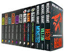 Michael Grant 12 Books Collection Set (Gone Series-Light, Gone, Hunger, Lies, Plague, Fear, Bzrk Series -Bzrk, Reloaded, Apocalypse and Monster Series-Hero, Villain, Monster)