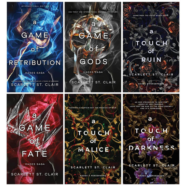 Hades x Persephone Saga 6 Books Collection Set (A Touch of Darkness, A Game of Fate, A Touch of Ruin, A Game of Retribution, A Touch of Malice & A Game of Gods)