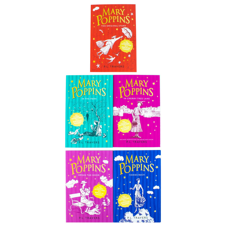 Mary Poppins The Complete Collection 5 Books Set by P. L. Travers