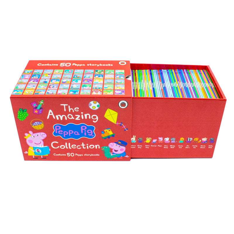 The Amazing Peppa Pig Collection 50 Books Box Set RED BOX