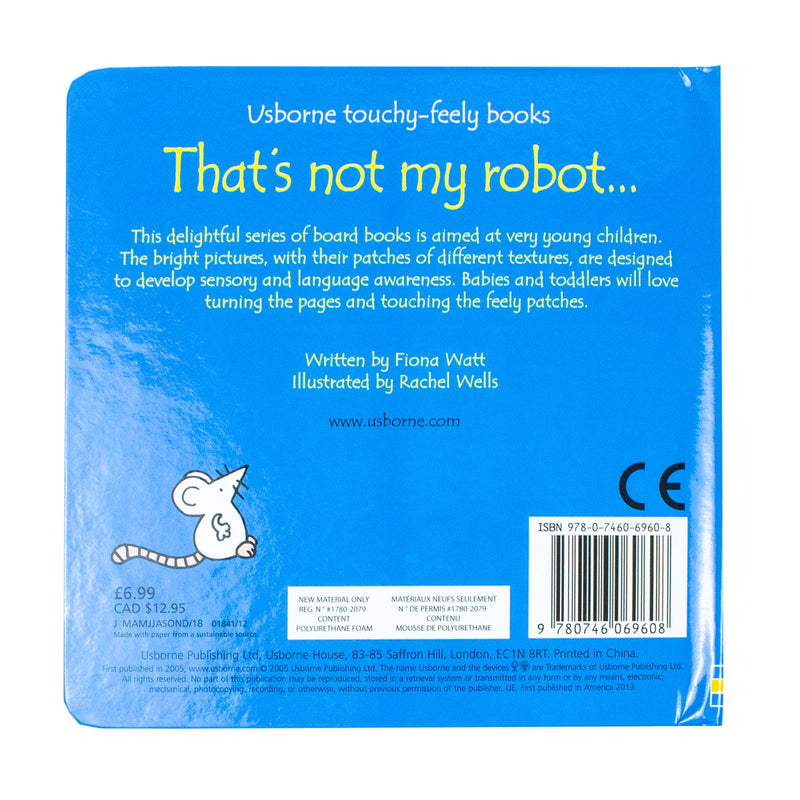 Usborne Thats Not My Robot Touchy-feely Board Books