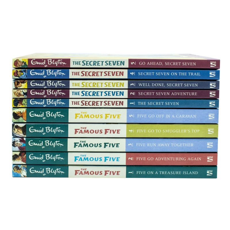 The Best Of Enid Blyton: The Famous Five & The Secret Seven Adventures 10 Books Collection Set