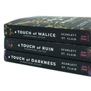 Hades X Persephone 3 Books Collection Set By Scarlett St. Clair (A Touch of Darkness, A Touch of Ruin &amp; A Touch of Malice)