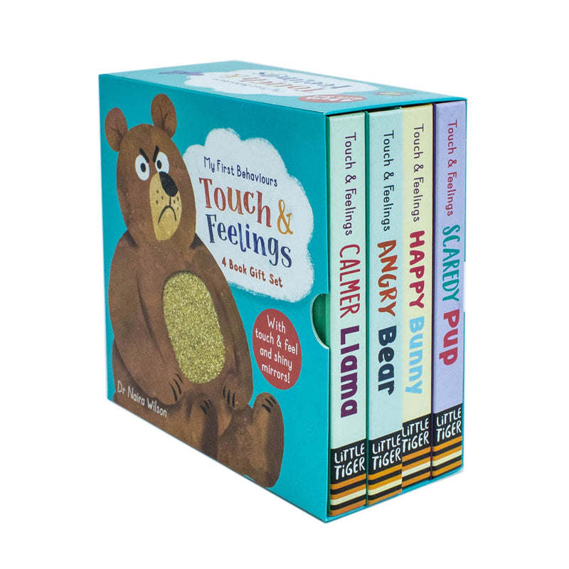 My First Behaviours Touch Feelings 4 Books Gift Box Set By Naira Wilson - Ages 0-5 - Board Book