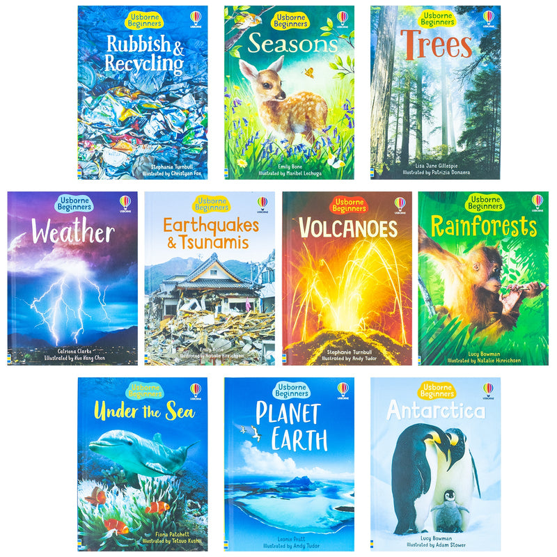 Usborne Beginners Our World 10 Books Collection Box Set - HARDCOVER