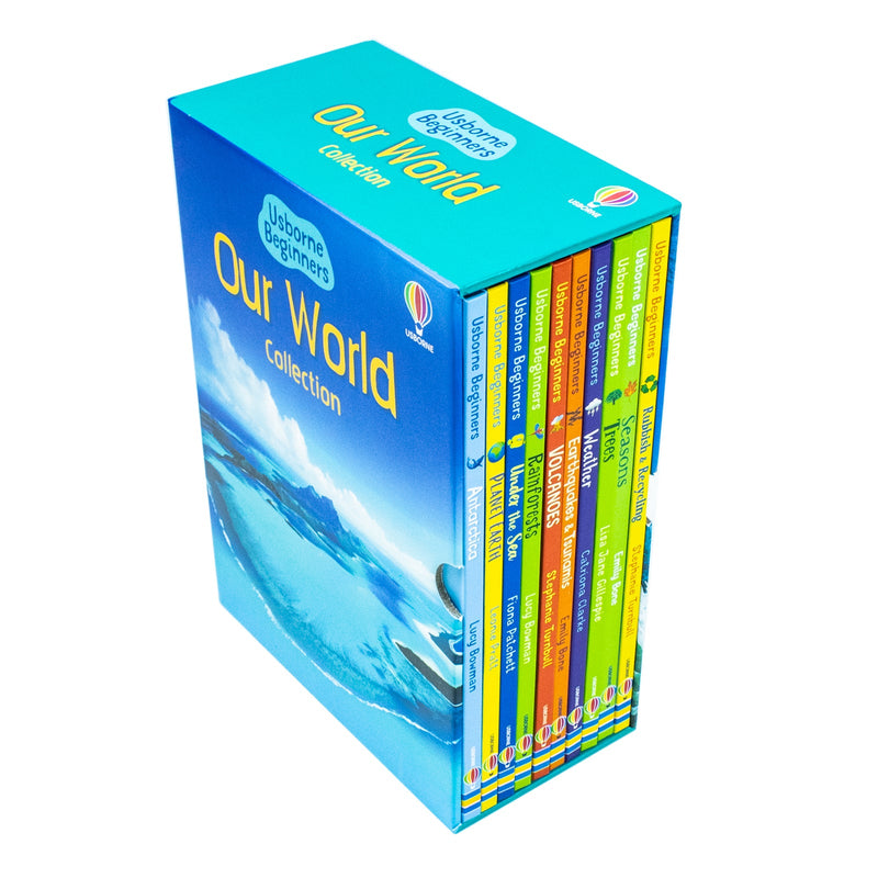 Usborne Beginners Our World 10 Books Collection Box Set - HARDCOVER