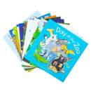 A Day at the Zoo 10 Animal Stories Illustrated Picture Flats Book Collection Set (Animal Magic, Little Giraffe Big Idea, Little Penguin, See You Later Alligator,The Silent Owl, Milly the Meerkat)