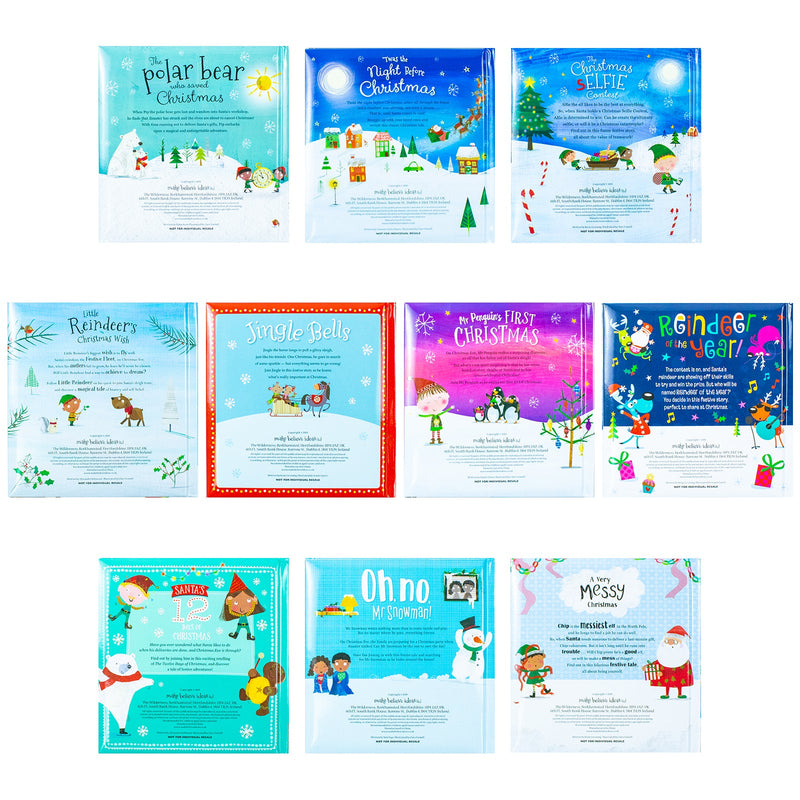 Christmas Storybook Collection 10 Books Set Board Book - Perfect for Ages 0-5 Years - Fun and Engaging Storybooks