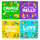 My First Behaviour and Manners Library 4 Books Collection Set by Sophie Beer (Change Starts With Us, Love Makes a Family, Kindness Makes Us Strong & How to say Hello)