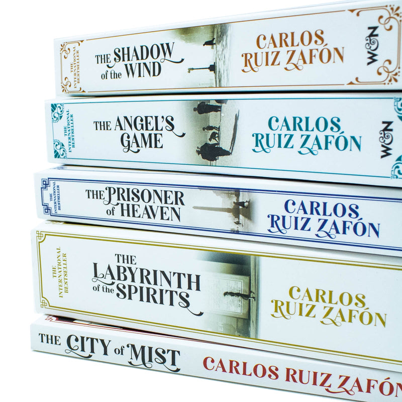 The Cemetery of Forgotten Series 5 Books Collection Set by Carlos Ruiz Zafon (Shadow of the Wind, Angel's Game, Prisoner of Heaven & MORE)