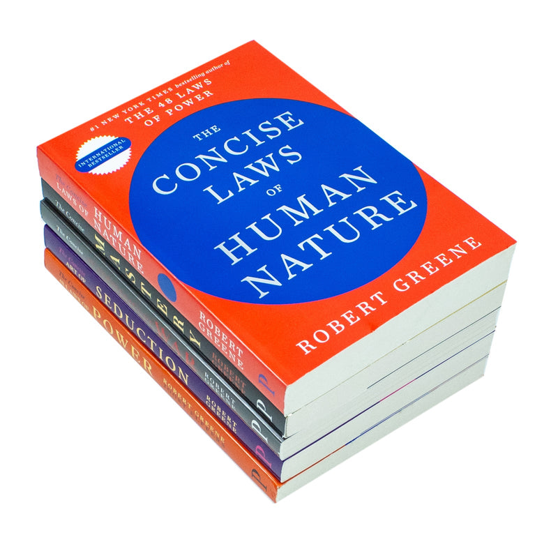 The Concise Series By Robert Greene 5 Books Set (The Concise Laws of Human Nature,The Concise Law of 33 Strategies of War & The Daily Laws)