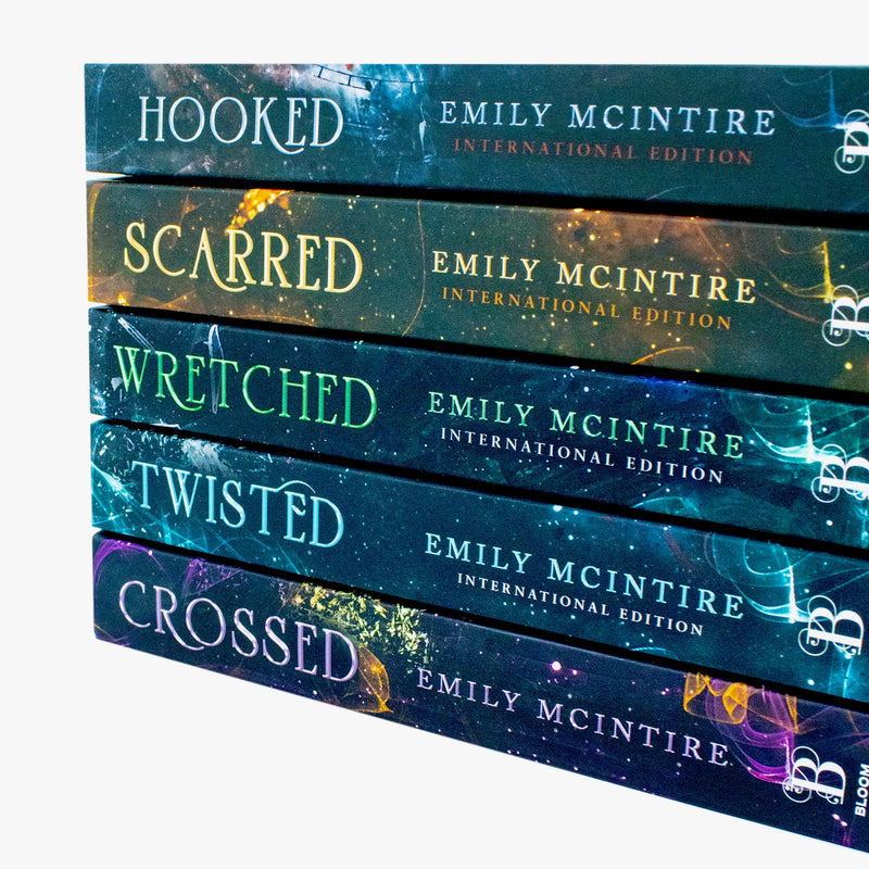 Never After Series by Emily McIntire 5 Books Collection Set - Fiction - Paperback (Hooked, Scarred, Wretched, Twisted & Crossed)