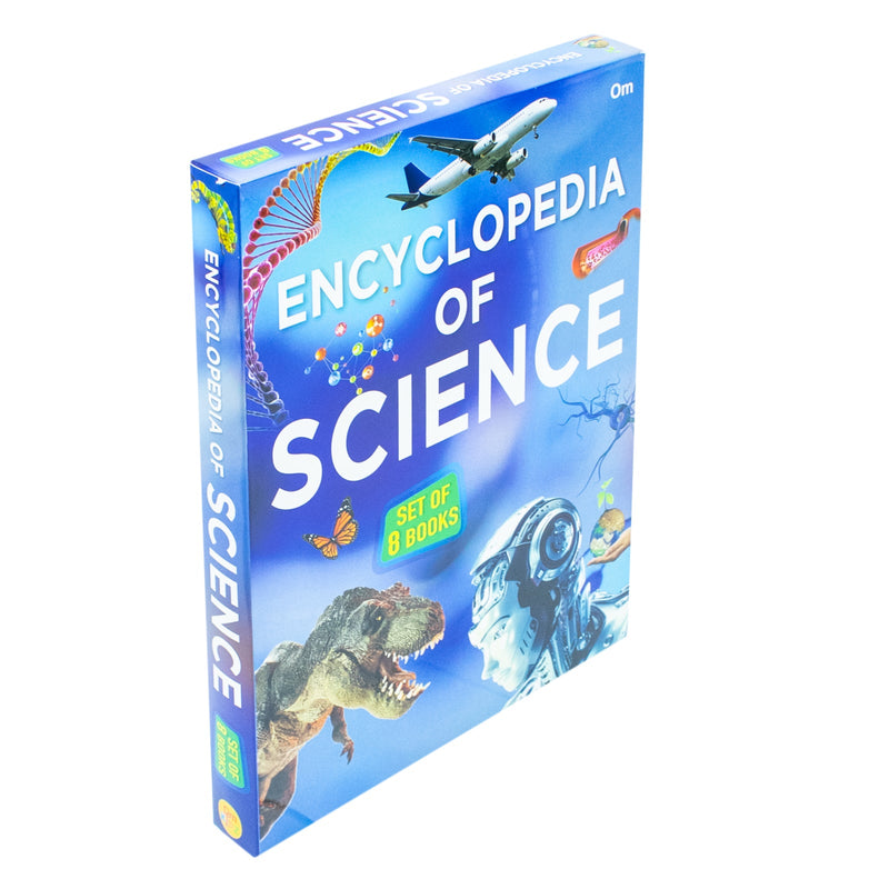 Encyclopedia of Science Set of 8 Books (Substances Mixtures and Compounds, Energy and Evolution, Scientists Laws and Chemical Reactions, Force Electricity Metals and Non-Metals & More)