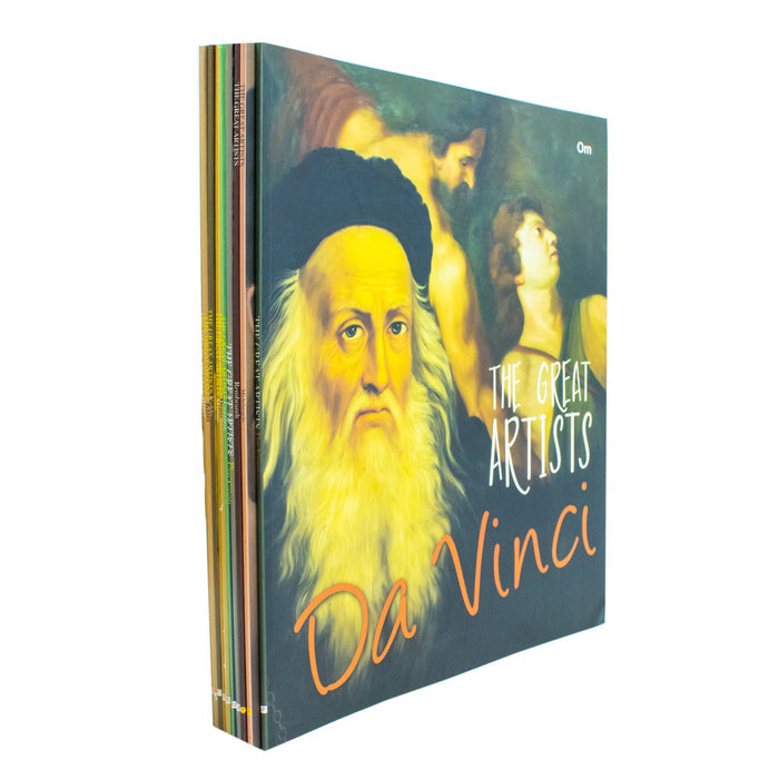 The Great Artists 12 Books Collection Set (Da Vinci, Monet, Picasso, Van Gogh...)