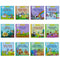 My First Phonic Sounds 12 Books Collection Box Set with Included Fun Activities(A Hat for Sam the Bat,Paddy Panda Paints a Plum,Ricky Raccoon Runs a Race,Nibby New Nest & More)(Learning Key Level 1)