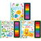 Usborne Fingerprint Activities Wildlife Series 3 Books Collection Set Zoo, Under The Sea, Animals