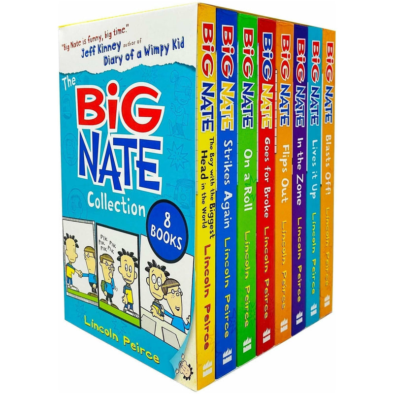 Big Nate Books series Collection 8 books Box Set by Lincoln Peirce
