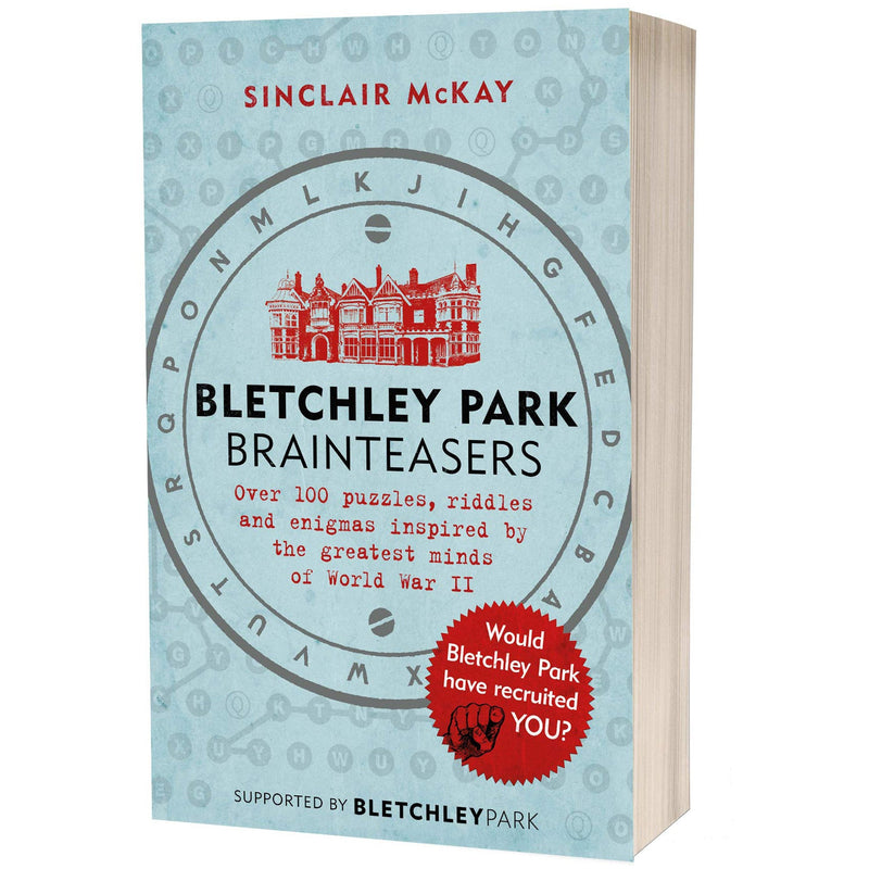 Scotland Yard Puzzle Book & Bletchley Park Brainteasers By Sinclair McKay 2 Books Collection Set - books 4 people