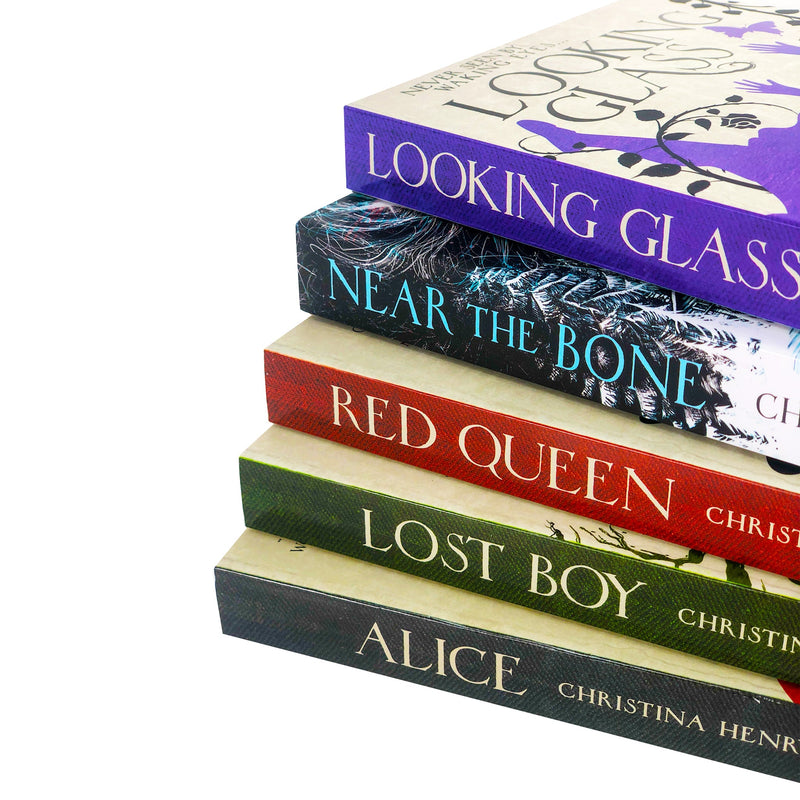 Christina Henry Chronicles of Alice 5 Books Collection Set (Near the Bone, Looking Glass, Red Queen, Lost Boy, Alice)